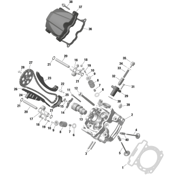 01- ROTAX - Front Cylinder Head