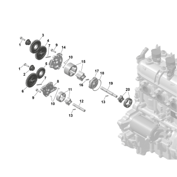 01- ROTAX - Oil Pump