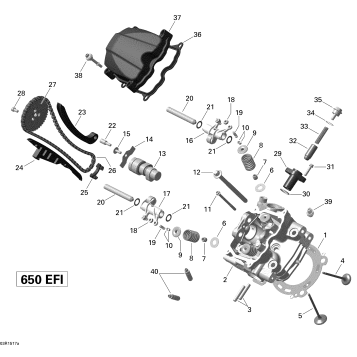 01- Cylinder Head, Front _03R1517a