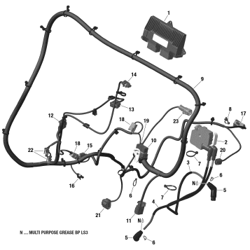 10- Engine Harness And Electronic Module - 1010R