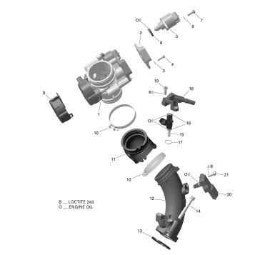 02- Air Intake Manifold And Throttle Body Except T3