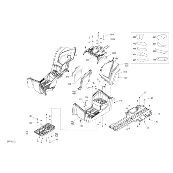 09- Body And Accessories 6X6 - 650 EFI - North america - Middle
