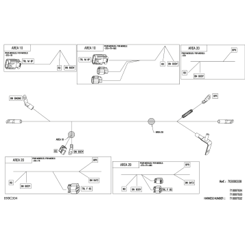 08- Electric - Voltage Regulator Wiring Harness - 710007633