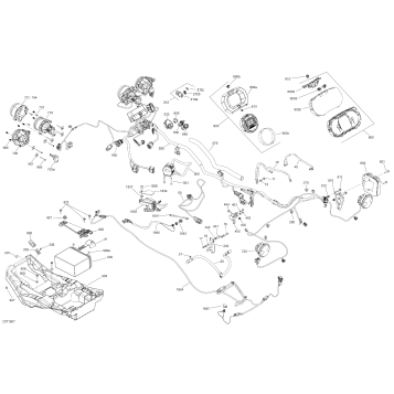 10- Electrical - 650 EFI - Packages STD, DPS & XMR - Without Winch