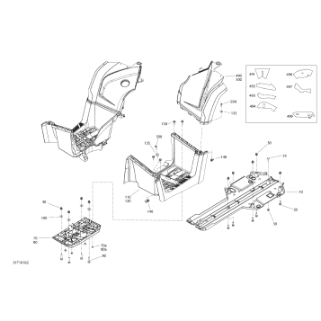 09- Body And Accessories 6X6 - 650 EFI - Squadron Green - Middle