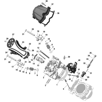 01- ROTAX - Front Cylinder Head