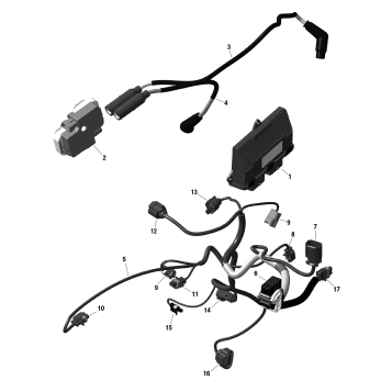 01- ROTAX - Engine Harness And Electronic Module
