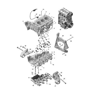 01- ROTAX - Crankcase