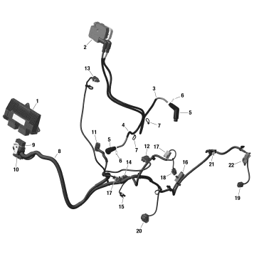 10- Electric - Engine Harness And Electronic Module - HD10