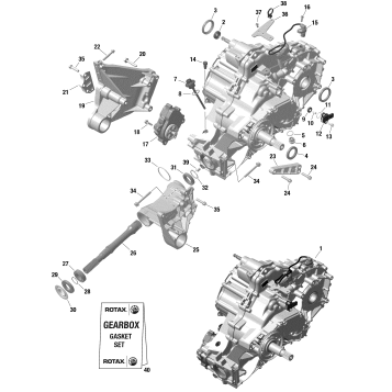 01- Rotax - Gear Box And Components - 509