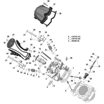 01- Cylinder Head, Front