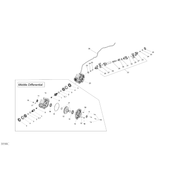 08- Drive System, Rear _13T1423b