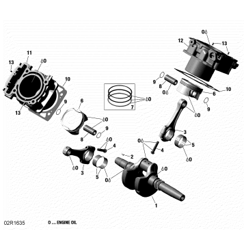 01- Crankshaft, Piston And Cylinder - HD10