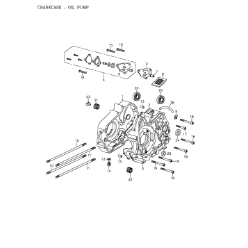 01- Crankcase, Oil Pump (172a-09)