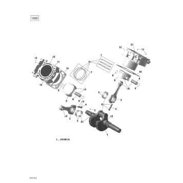 01- Crankshaft, Piston And Cylinder _02R1423
