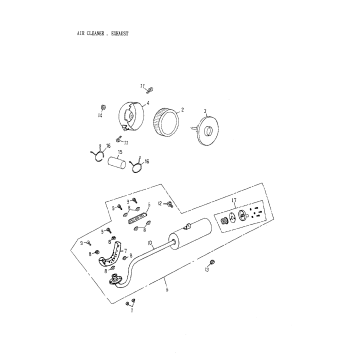 01- Air Cleaner, Exhaust (172-15)