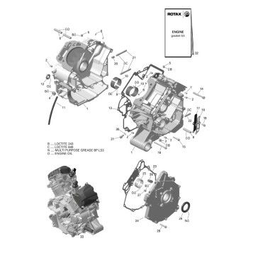 01- ROTAX - Crankcase