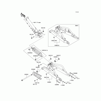 Swingarm/Shock Absorber