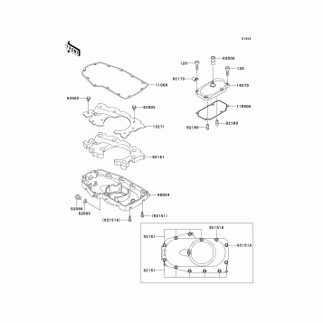 Breather Cover/Oil Pan