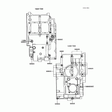 Crankcase Bolt Pattern