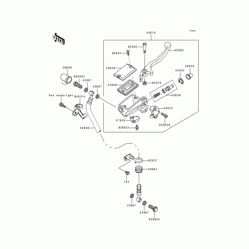 Front Master Cylinder(EL250-E1)