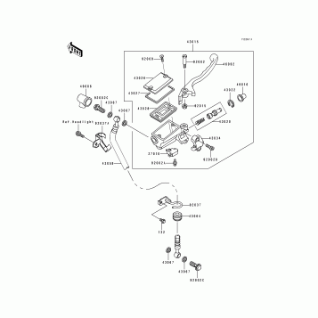Front Master Cylinder(EL250-E2/E3/E4)