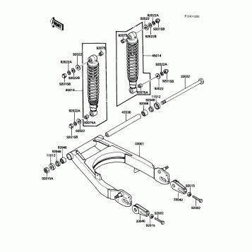 Swingarm/Shock Absorber