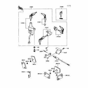 Ignition Switch/Locks/Reflectors