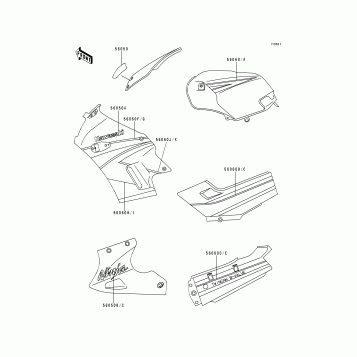 Decals(Ebony)(EX250-F10)