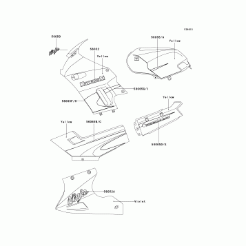Decals(Yellow)(F16/F17)