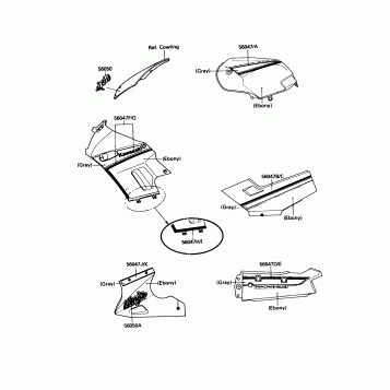 Decals(EBONY)(EX250-F2)