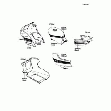 Decals(White)(EX500-A3)(US,CN)