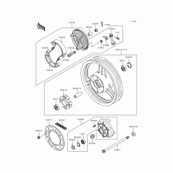 Rear Wheel/Chain/Coupling