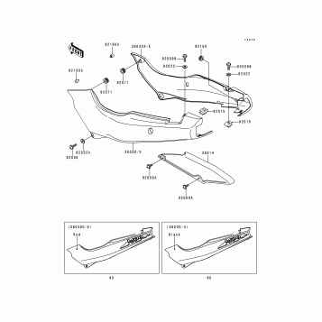 Side Covers/Chain Cover(EX500-D1)