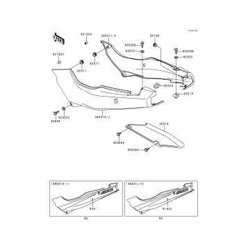 Side Covers/Chain Cover(EX500-D5)