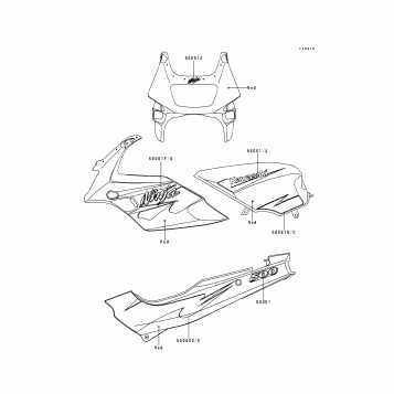 Decals(Red)(EX500-D2)