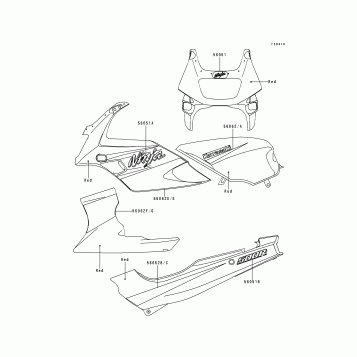 Decals(Red)(EX500-D5)