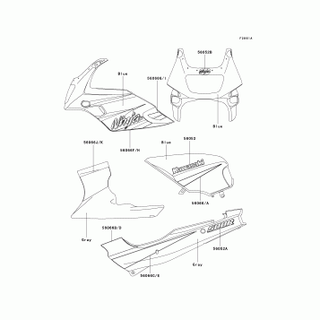 Decals(Blue)(D10/D11)