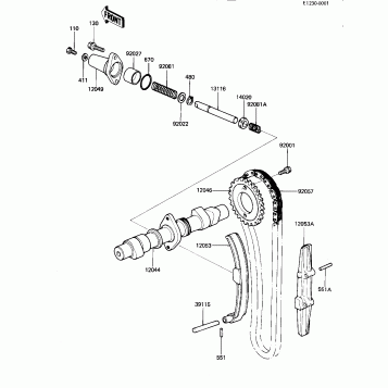 CAMSHAFT/CHAIN/TENSIONER