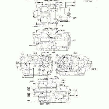 CRANKCASE BOLT & STUD PATTERN