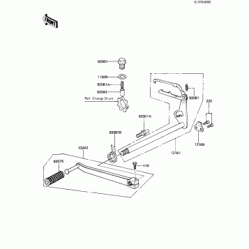 GEAR CHANGE MECHANISM