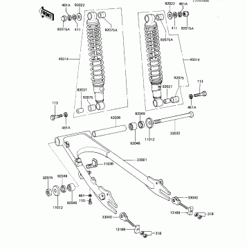 SWING ARM/SHOCK ABSORBERS