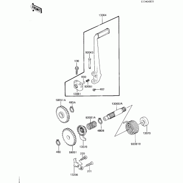 KICKSTARTER MECHANISM