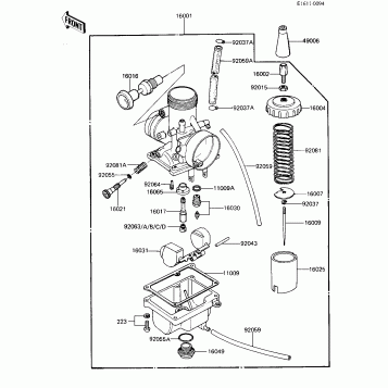 CARBURETOR (KX60-A1)