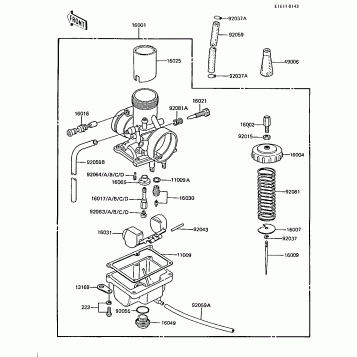 CARBURETOR (KX60-A2)
