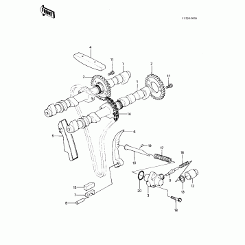 CAMSHAFTS/CHAIN/TENSIONER