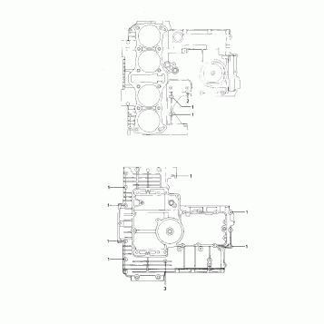 CRANKCASE BOLT & STUD PATTERN