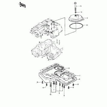 BREATHER COVER/OIL PAN