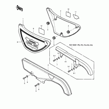 SIDE COVERS/CHAIN COVER