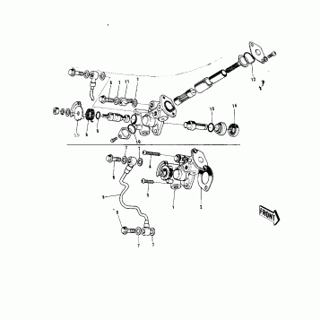 OIL PUMP ('72-'73 F9/F9-A 350)